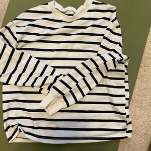 Striped Shirt - Black and White